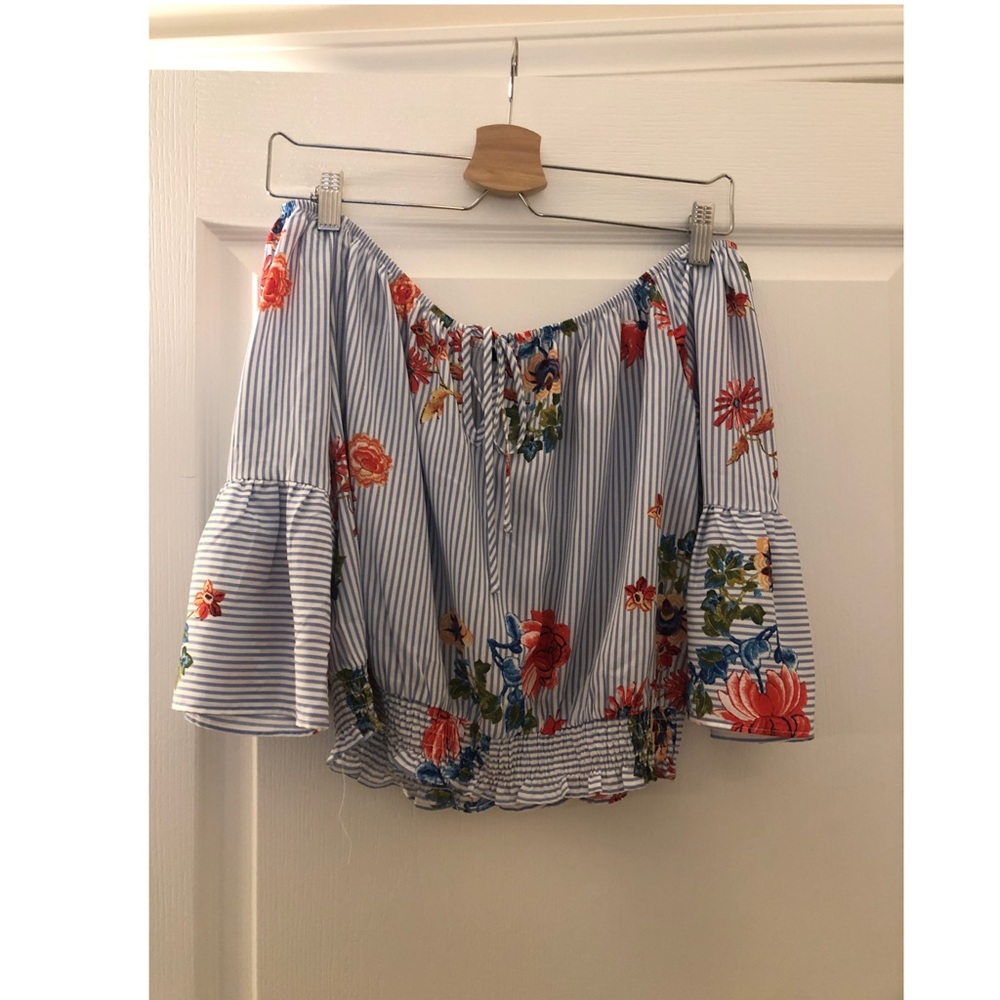 F21 OFF THE SHOULDER BLOUSE